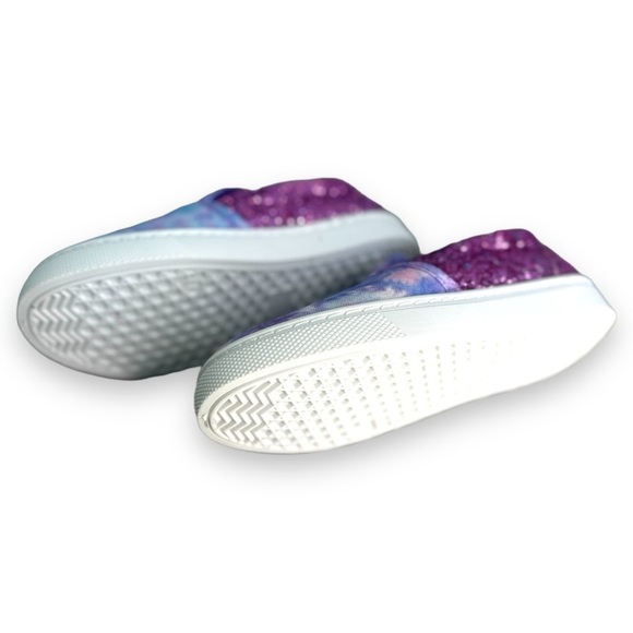 Bocca - Girls Slip on Sneakers Purple Sparkly Canvas Shoes Size 13 - NWOB - Picture 4 of 10